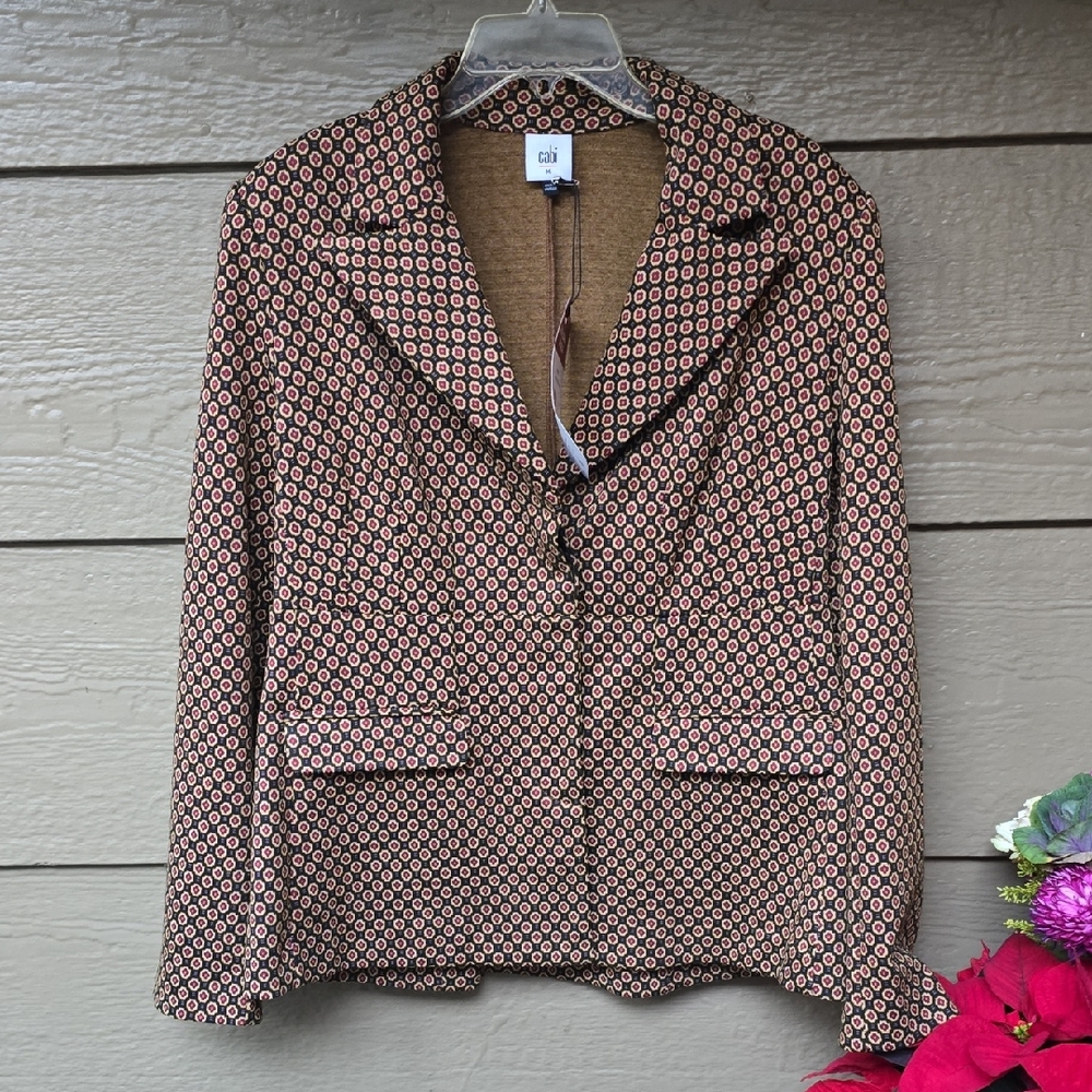 Cabi Dandy Blazer Peppercorn Nwt Size M 4677 - Picture 8 of 15